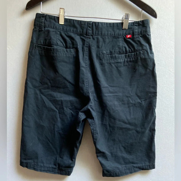 Nike cotton cargo  button fly black shorts Sz M - Picture 2 of 10
